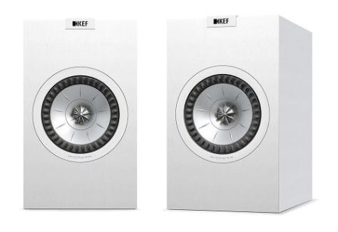 image of the KEF Q150 white speakers