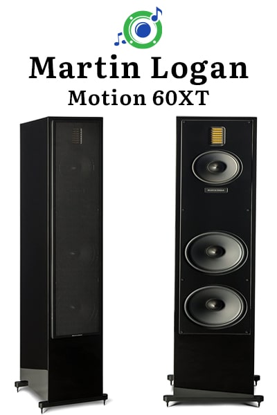 this picture shows the outside of the Martin Logan Motion 60XT tower speaker