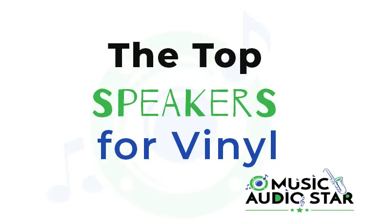 this is our featured image for our blog post on speakers for turntables